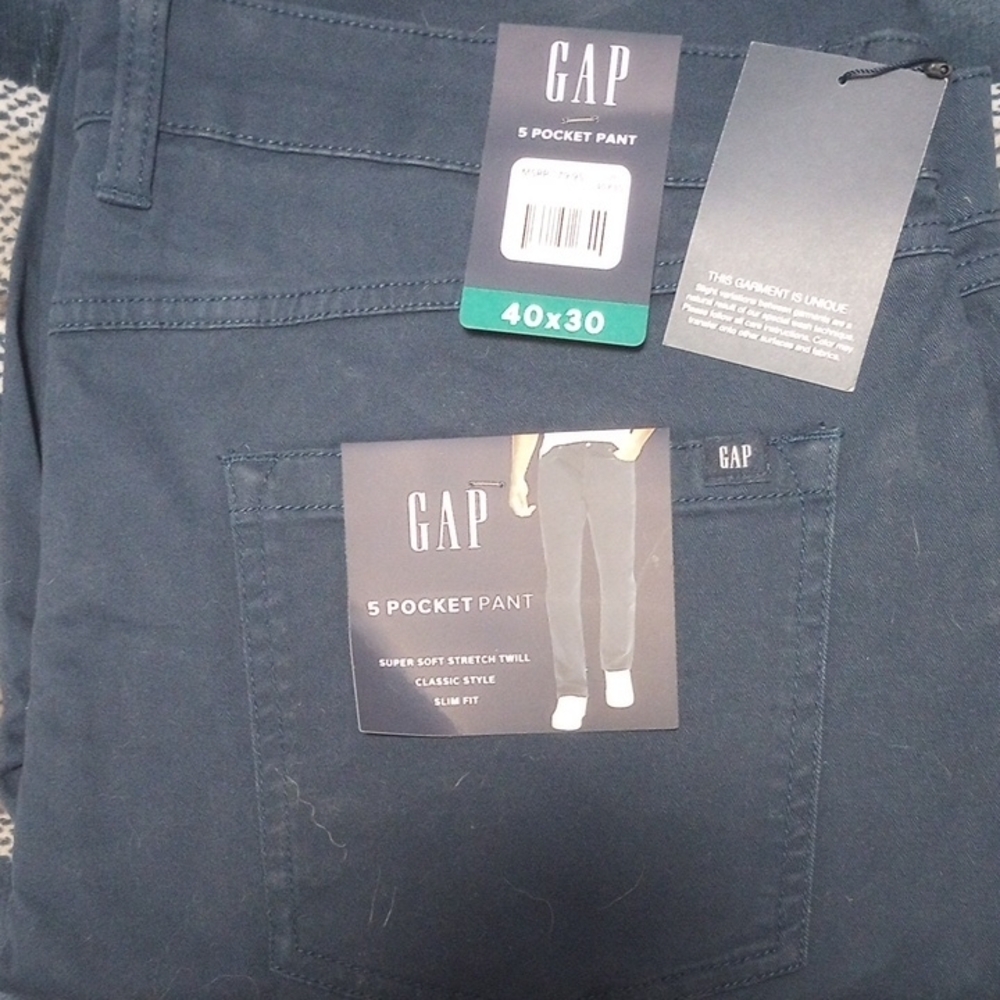GAP 5 Pocket Pants in Deep Blue